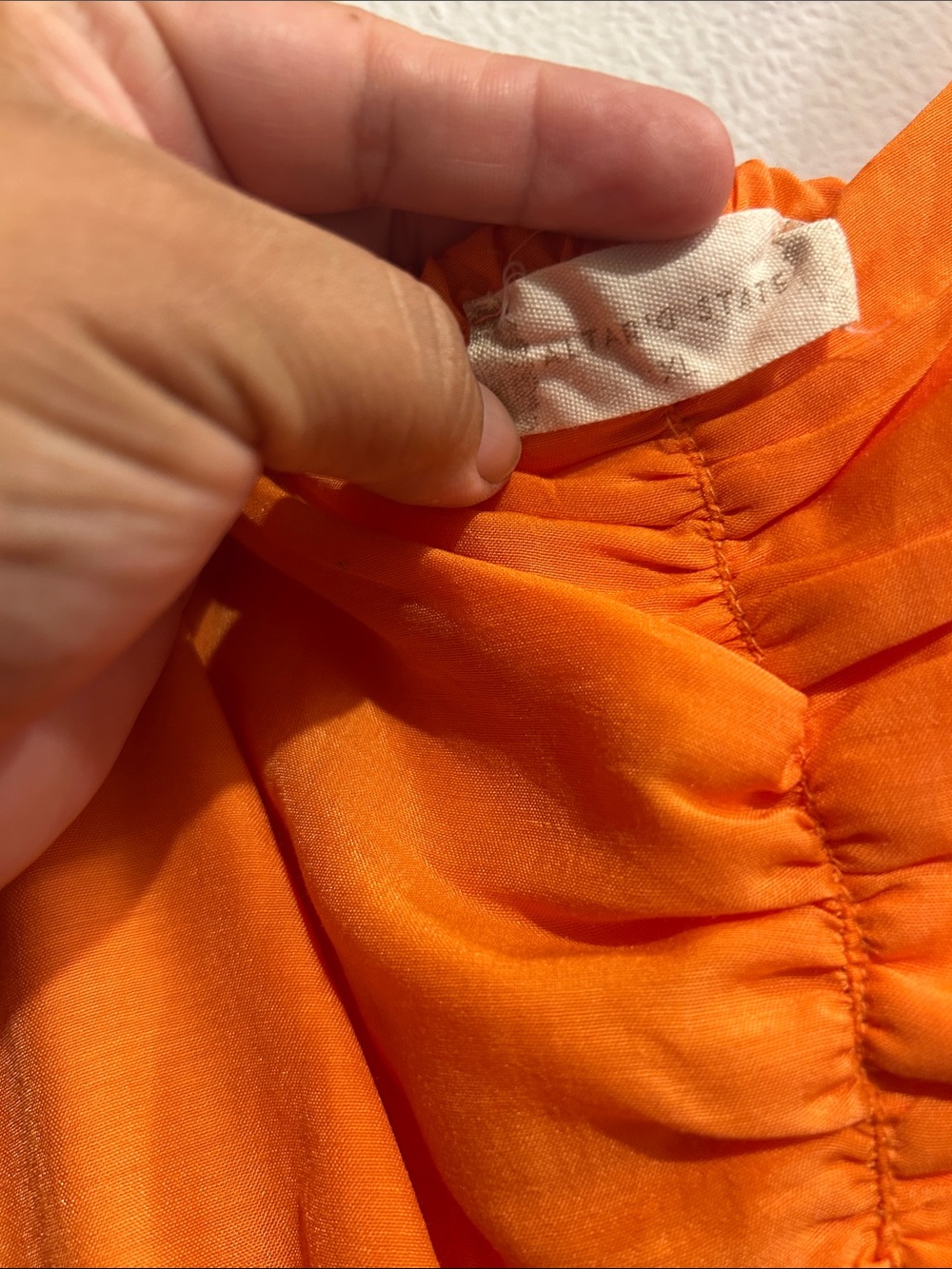Altar'd State Orange Ruffle Midi Dress - Picture 5 of 5